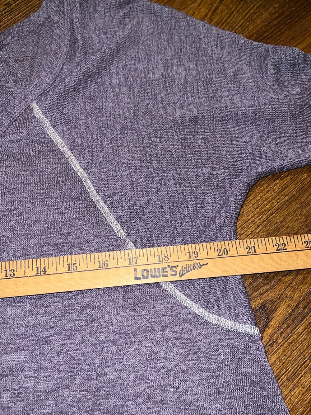 Easel Purple Mineral Wash V-Neck Knit Tunic Short Sleeve Oversized Boho Size M - Picture 7 of 8